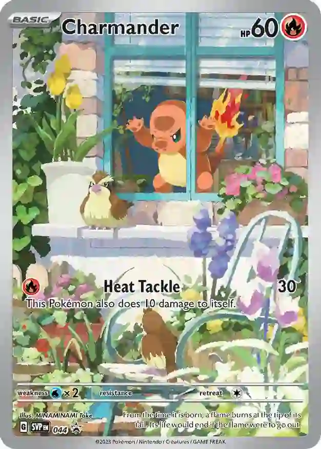 PokeDATA - Check current Pokemon card values for Charmander 044!